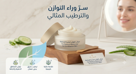 مرطب للبشرة المختلطة السرّ وراء التوازن والترطيب المثالي